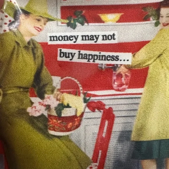 NEW Vintage Style Kiss Lock Graphic Coin Pouch - Picture 8 of 9